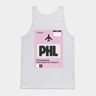 PHL Philadelphia airport code Tank Top